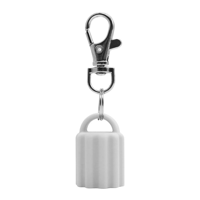 Silicone Universal Lip Gloss Keychain Silicone Cap Lipstick Cover
