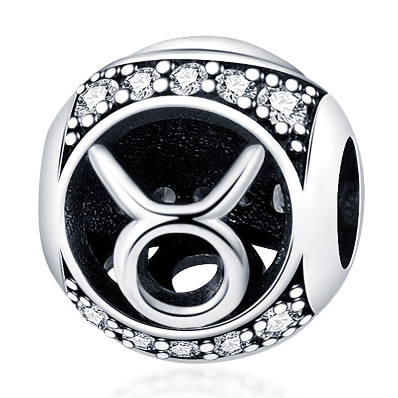 12 Zodiac Sign Bead Accessories For DIY Bracelets
