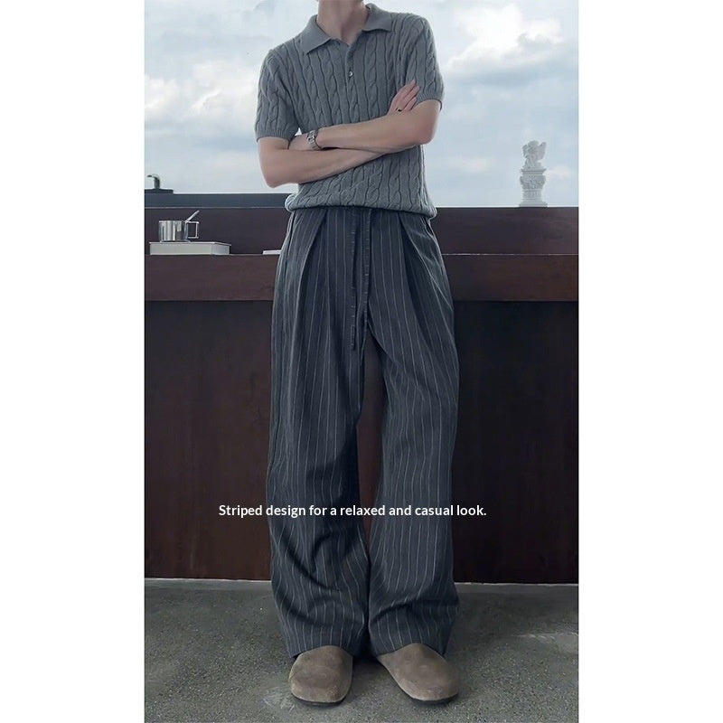 Mens American-style Casual Dress Pants For Autumn