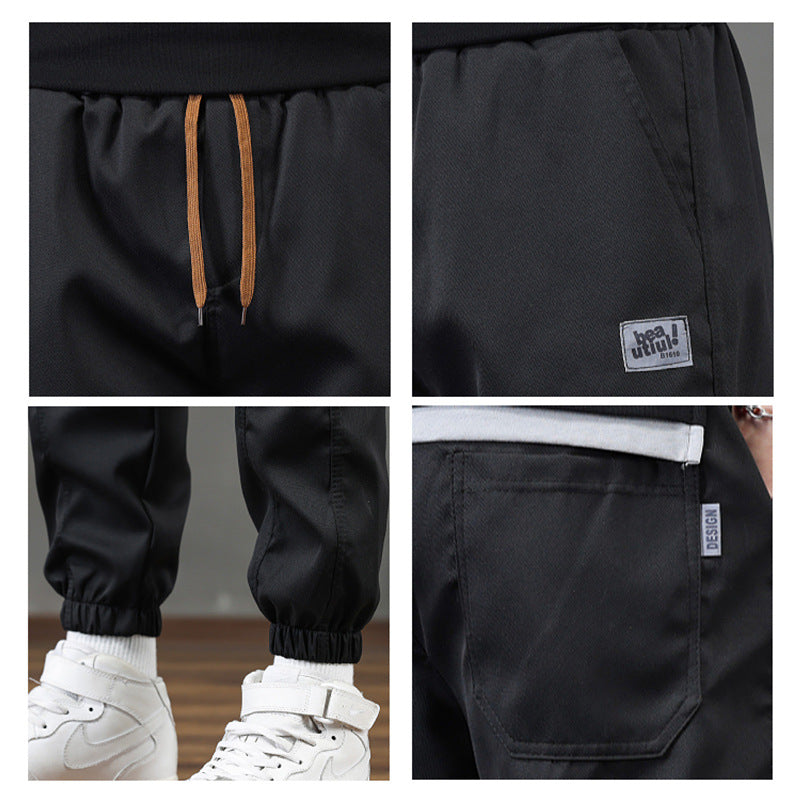 Men's Casual Sports Cropped Ankle-Tight Pants