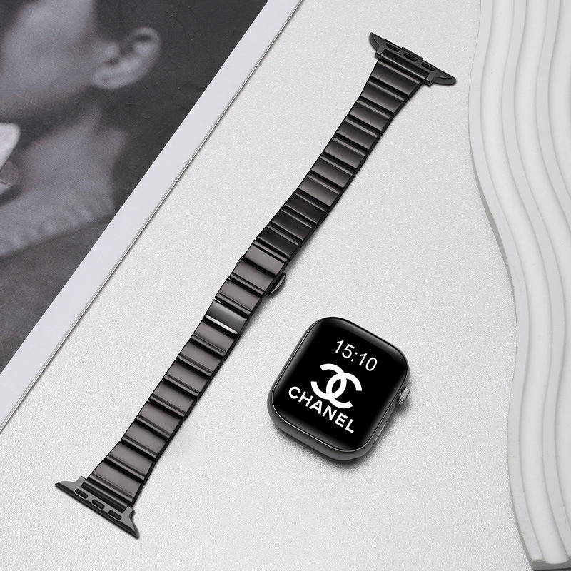 Small-waist Butterfly-clasp Watch Strap