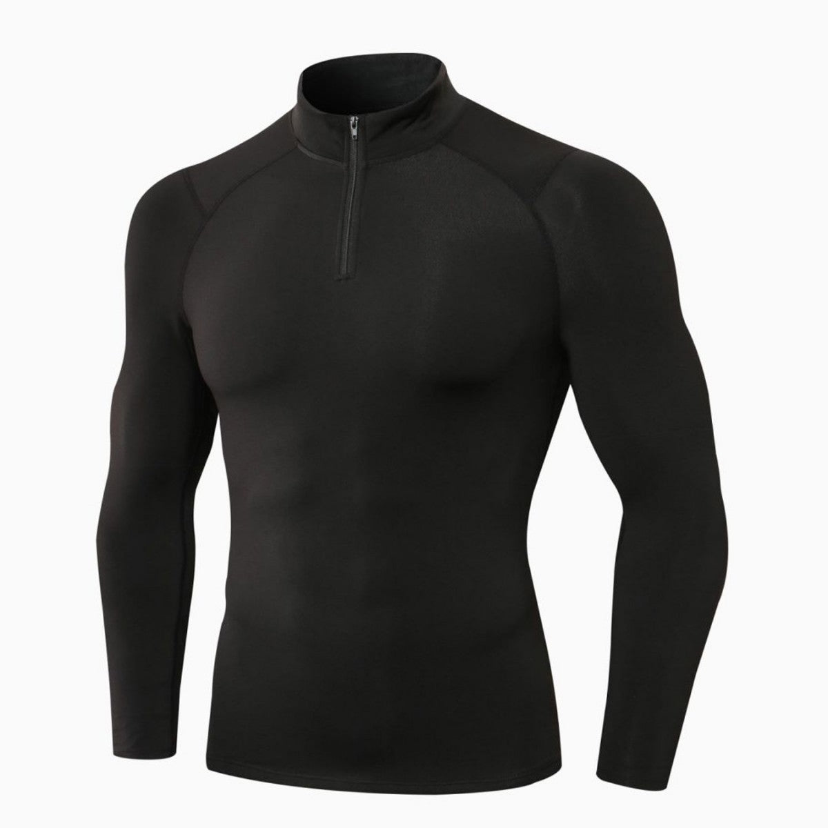 Mens Zip-up Lightweight Stand-collar Long-sleeve