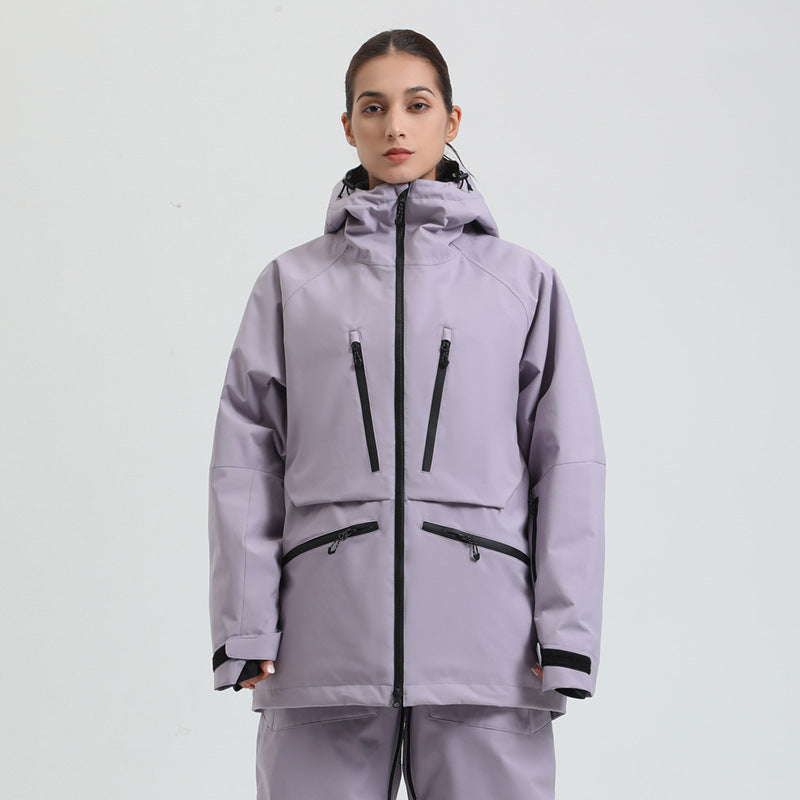 Womens Waterproof Fully Taped Snowboard Jacket