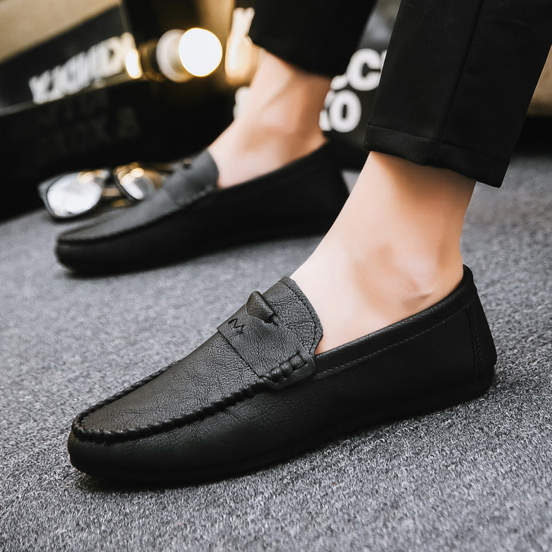 New Casual Summer Breathable Slip On Soft Soled Mens Shoes