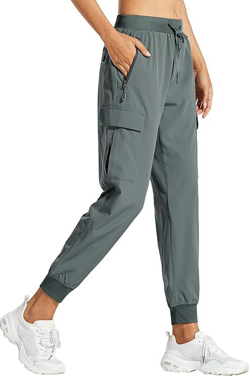 Multi Pocket Drawstring Tactical Cargo Joggers Men Outdoor Hiking Training Casual Pants