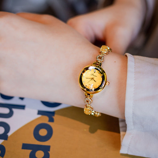 Women's Copper Coin Chalcedony Watch