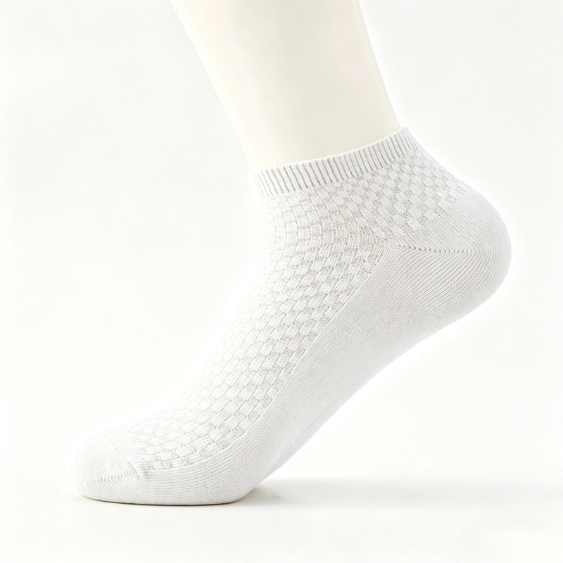 Mens Casual Soft And Breathable Mid-calf Socks