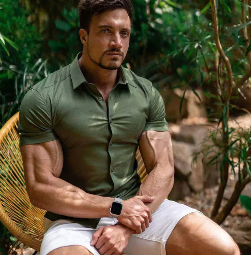Spring Breathable Quick-drying High-elasticity Sports Shirt