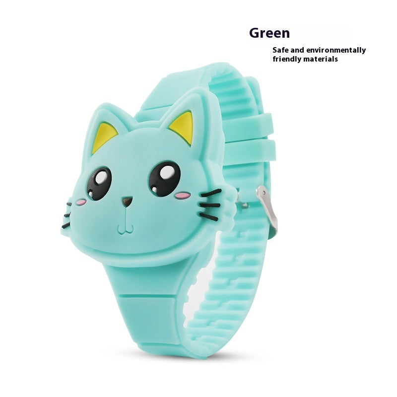 Epoxy LED Cartoon Children Watch