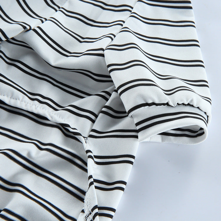 Summer Dog Clothes Striped Home Pajamas Thin