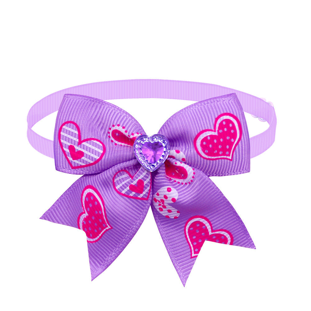 Pet Love Diamond Bow Tie Bow Tie Accessories