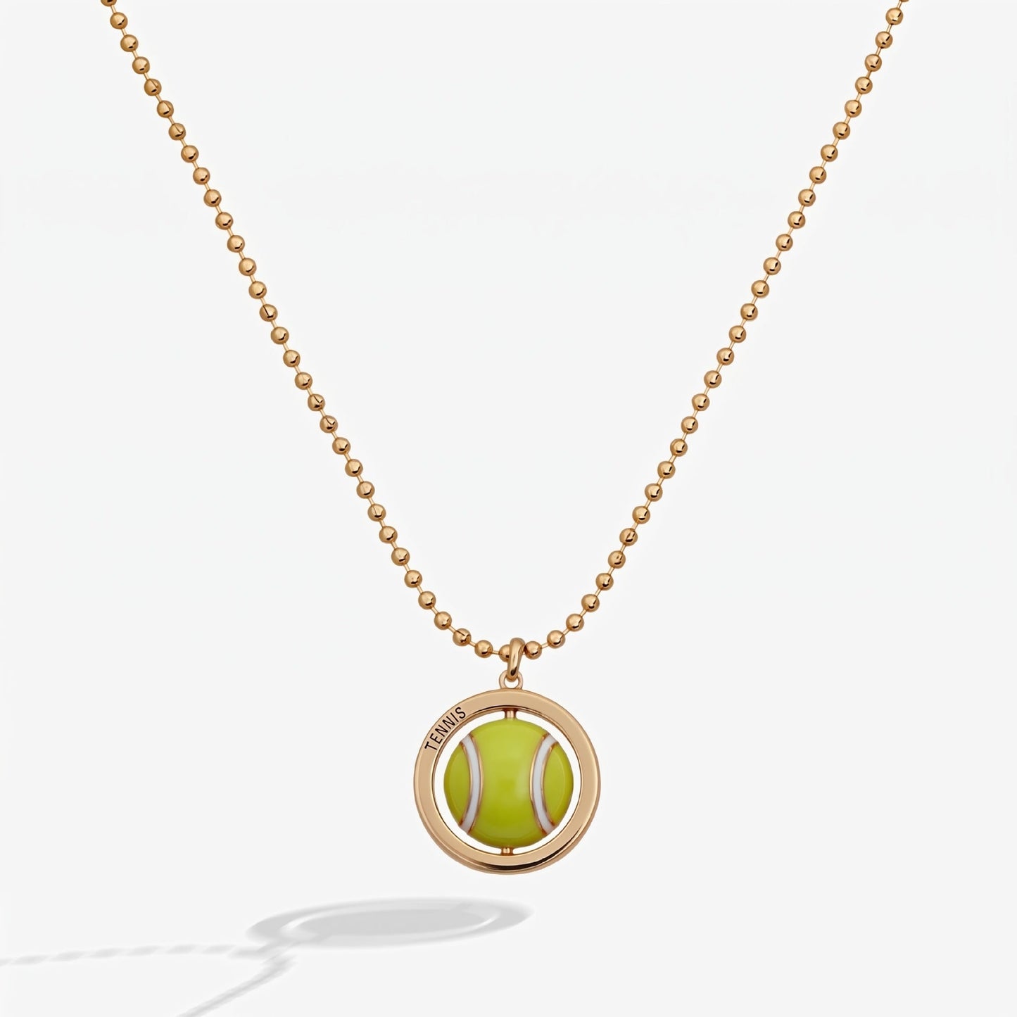 Football And Tennis Pendant Necklace For Women