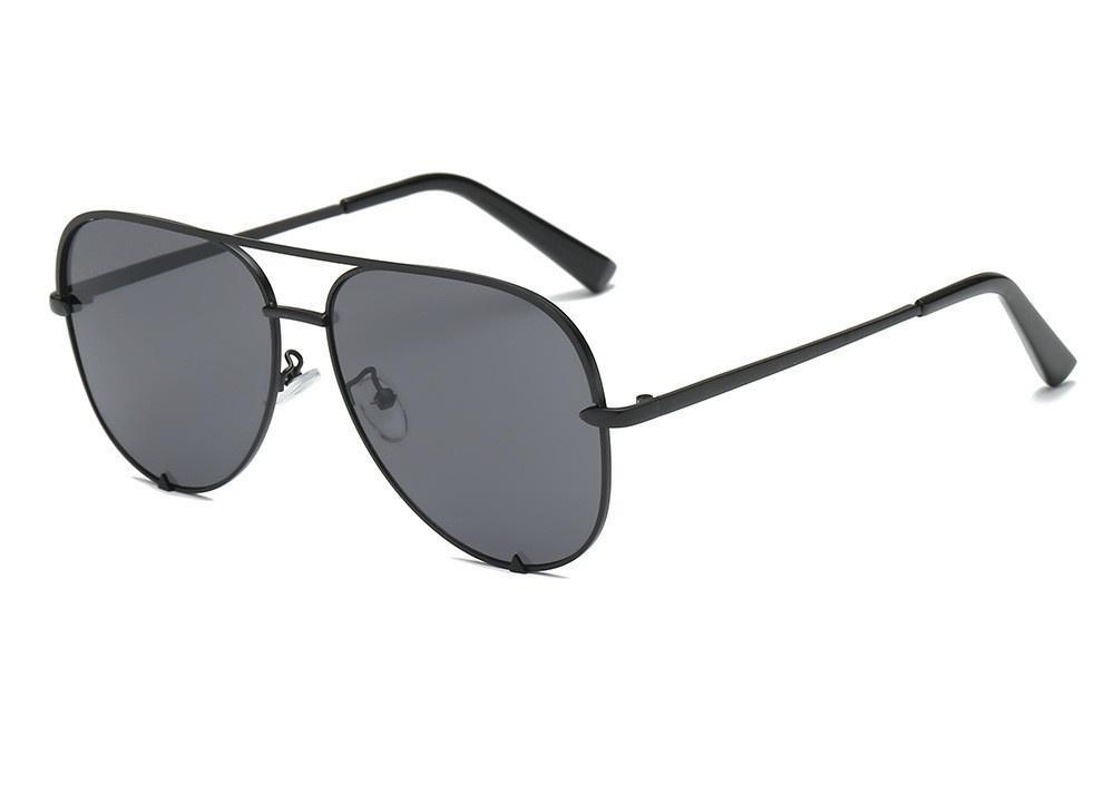 Luxury Lady Vintage Round Metal  Sunglasses For  Driving Black Retro Mirror Sunglasses Woman  Shade Sunglasses With  UV400 Protection