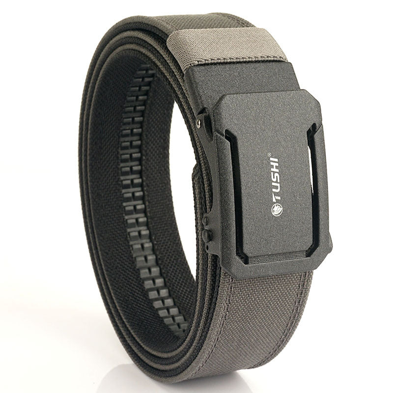 Mens Double-Layer Thickened Tactical Belt
