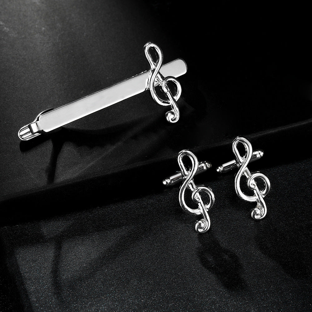 Fashion Copper Clip Men's Note Tie Clip