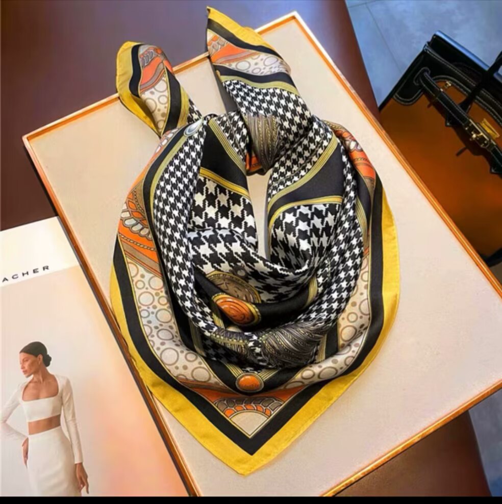 High-end Headscarf Versatile Neck Scarf Hairband Accessory