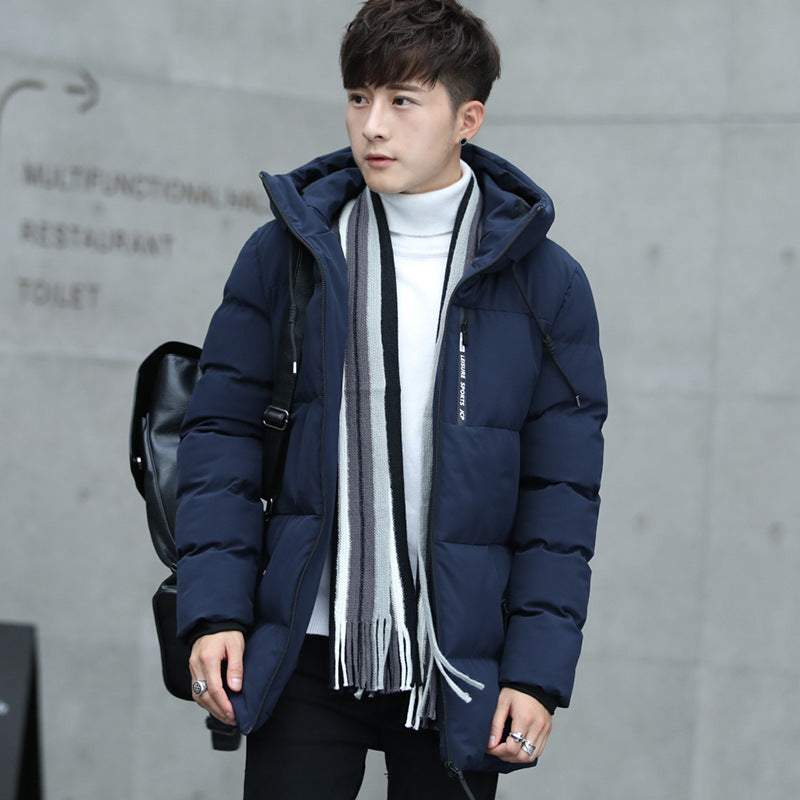 Men's Fashionable Hooded Down Jacket