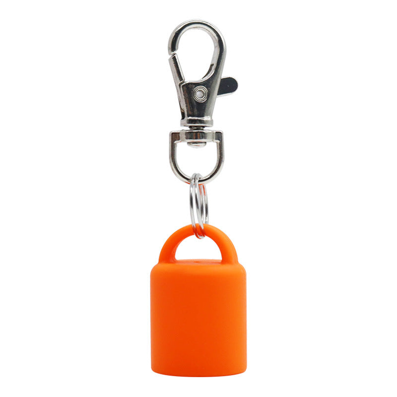 Silicone Universal Lip Gloss Keychain Silicone Cap Lipstick Cover
