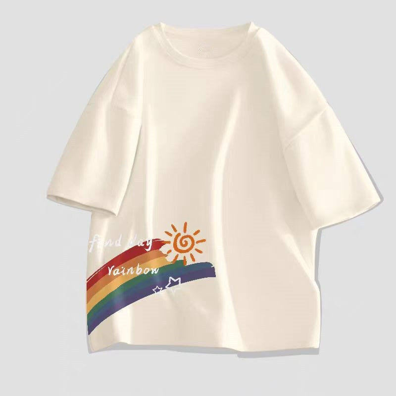Mens Hong Kong Style Trendy Short Sleeve T Shirt For Summer