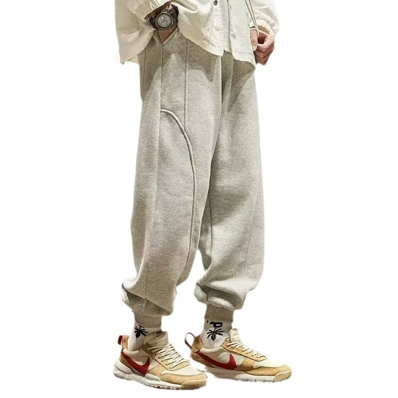 Leg-binding Sports Solid Color Casual Pants