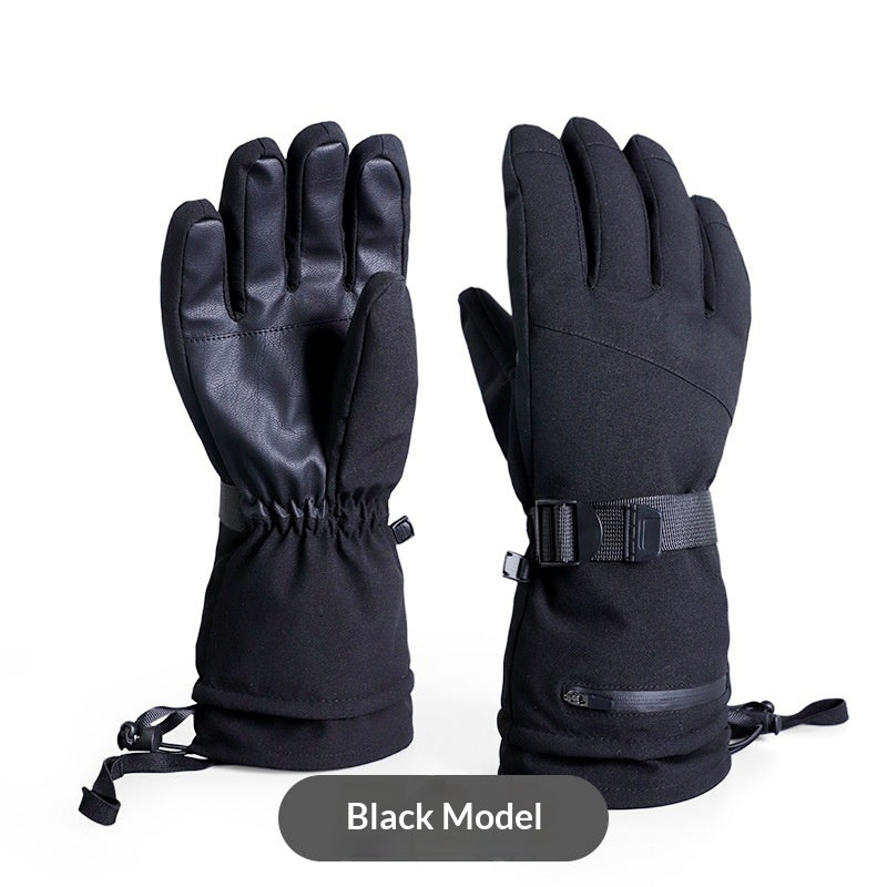 Outdoor Thickened Warm Waterproof And Anti-slip Finger Gloves