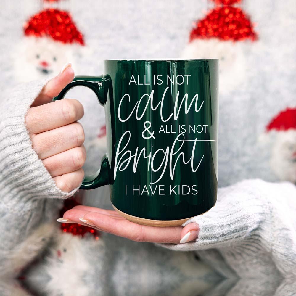Christmas Ceramic Coffee Mug Double-Sided Snarky Holiday Gift Funny Santa Mug