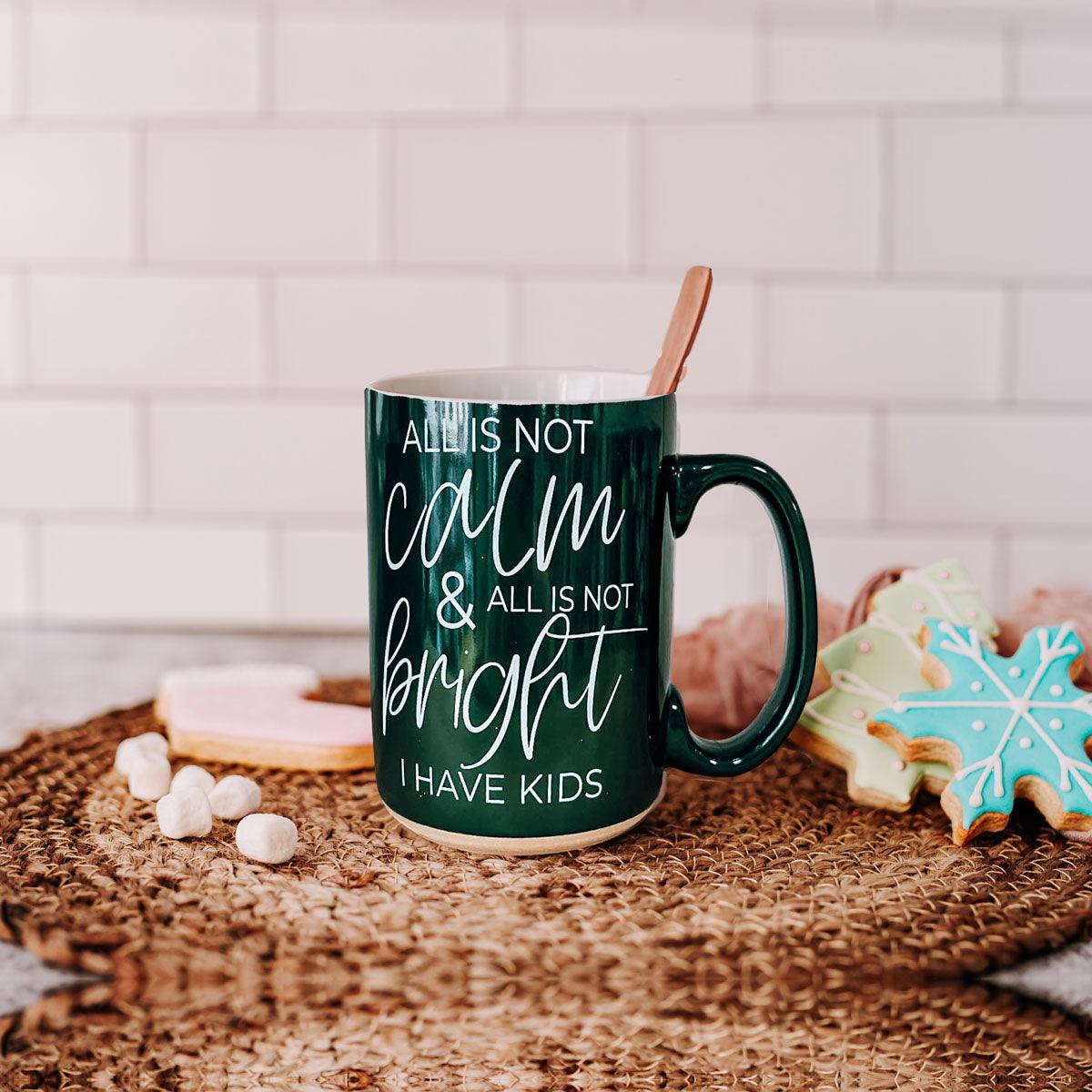 Christmas Ceramic Coffee Mug Double-Sided Snarky Holiday Gift Funny Santa Mug