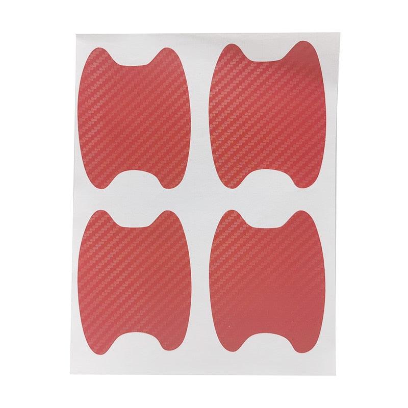 Car Handle Protection Film Car Door Handle Cup Scratch Protector Universal Invisible Car Carbon Fiber Door Handle Sticker Scratches Resistant Side Sticker Scratches Car Door Protector Films Sticker Car Styling