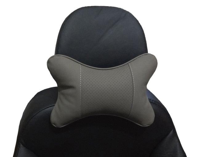 Car Neck Pillows Headrest Relief Filled Fiber Universal Car Pillow Both Side Pu Leather 1pcs Pack Headrest For Car Neck Pillows Both Side Pu Leather Headrest Head Pain Relief Filled Fiber Universal Car Pillow Neck Pillow Softness Car Headrest Pillow