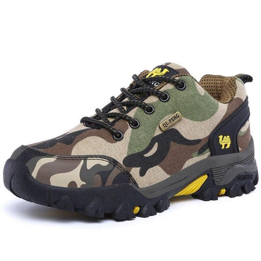 Freizeitsportschuhe für Herren Rutschfeste Mode Damen Camouflage Wasserdichte Paar Wanderschuhe Outdoor Training Herren Wanderschuhe Leichte Low-Top-Schuhe für Outdoor-Camping