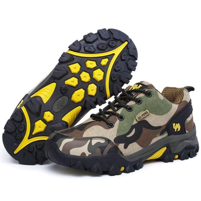 Freizeitsportschuhe für Herren Rutschfeste Mode Damen Camouflage Wasserdichte Paar Wanderschuhe Outdoor Training Herren Wanderschuhe Leichte Low-Top-Schuhe für Outdoor-Camping
