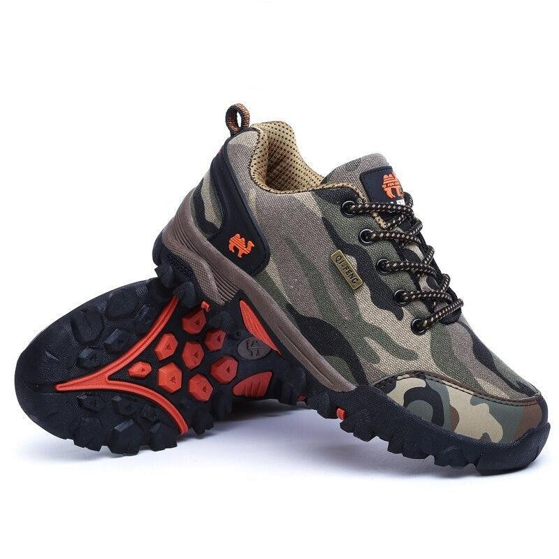 Freizeitsportschuhe für Herren Rutschfeste Mode Damen Camouflage Wasserdichte Paar Wanderschuhe Outdoor Training Herren Wanderschuhe Leichte Low-Top-Schuhe für Outdoor-Camping