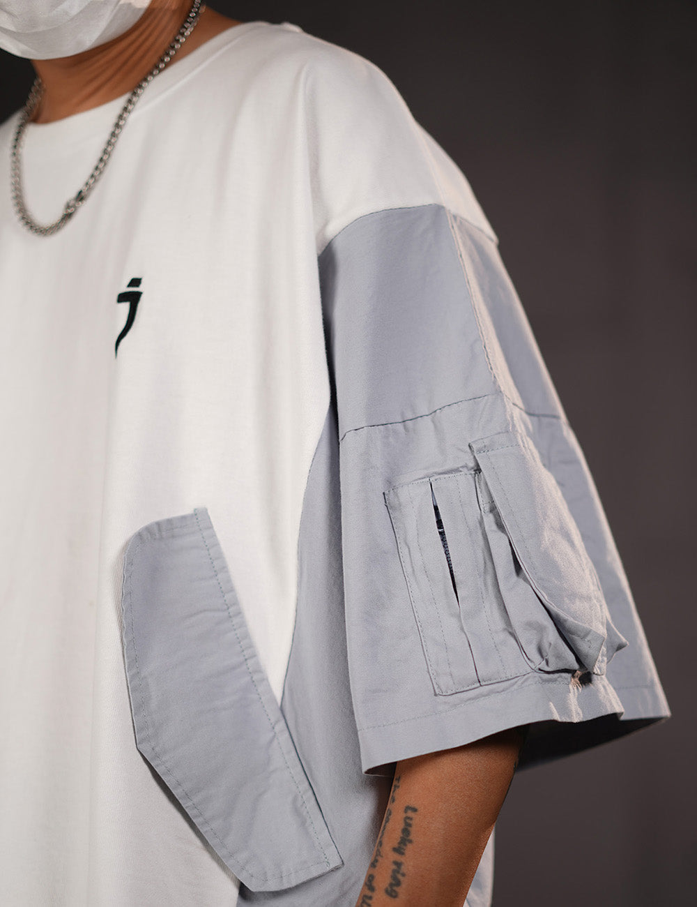 HiT38 Double Patchwork T-shirt I-Tech