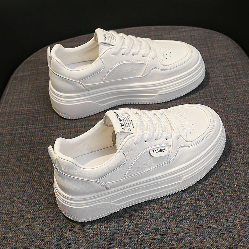 Platform Thick Sole Increased By Casual Sports Skate Shoes