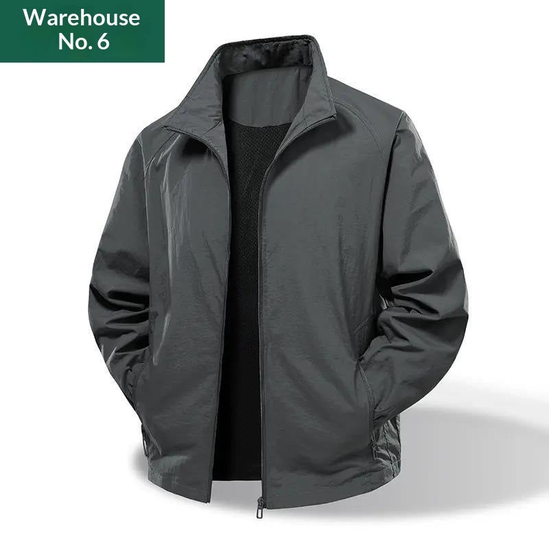 Versatile Loose-fit Stand-collar Jacket American-style Water-repellent