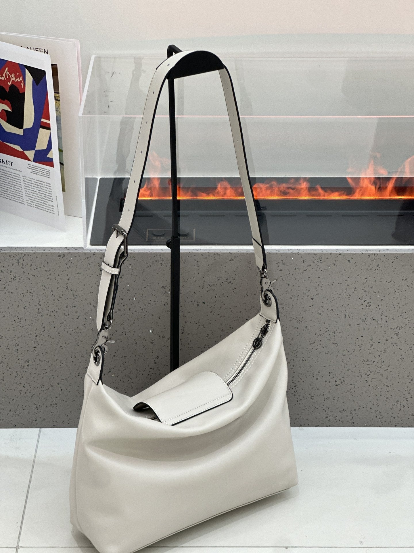 Baidi Hobo Women's Single-Shoulder Bag Genuine Leather Tote Urban Simple Soft Leather Large-Capacity Daily Commuter Bag