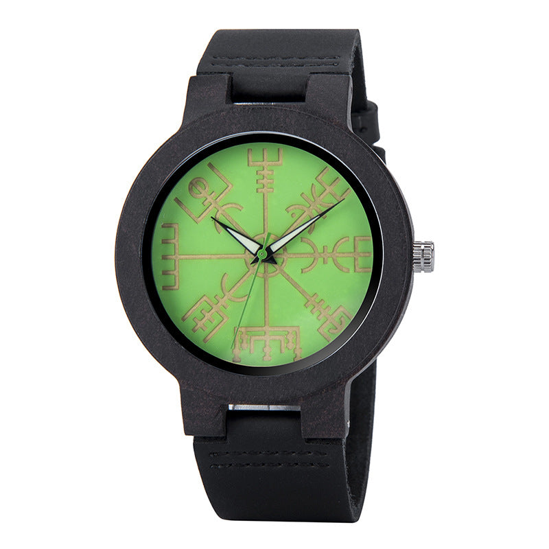 T84 Wooden Quartz Decorative Watch