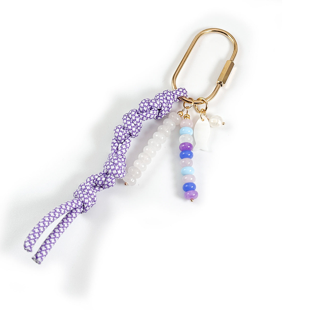 Color-block Woven Rope Keychain