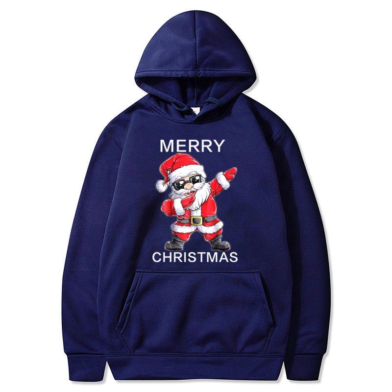 Hooded And Fleece Sweater Men's And Women's Christmas Clothing