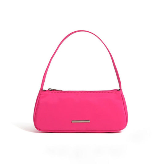 Summer Mini Women's Shoulder Bag – Stylish Nylon Oxford Cloth Underarm Bag, Fashionable & Versatile Baguette Bag hobo