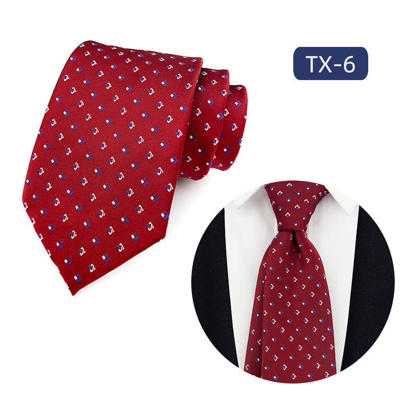 Mens Jacquard Woven Business-casual Tie