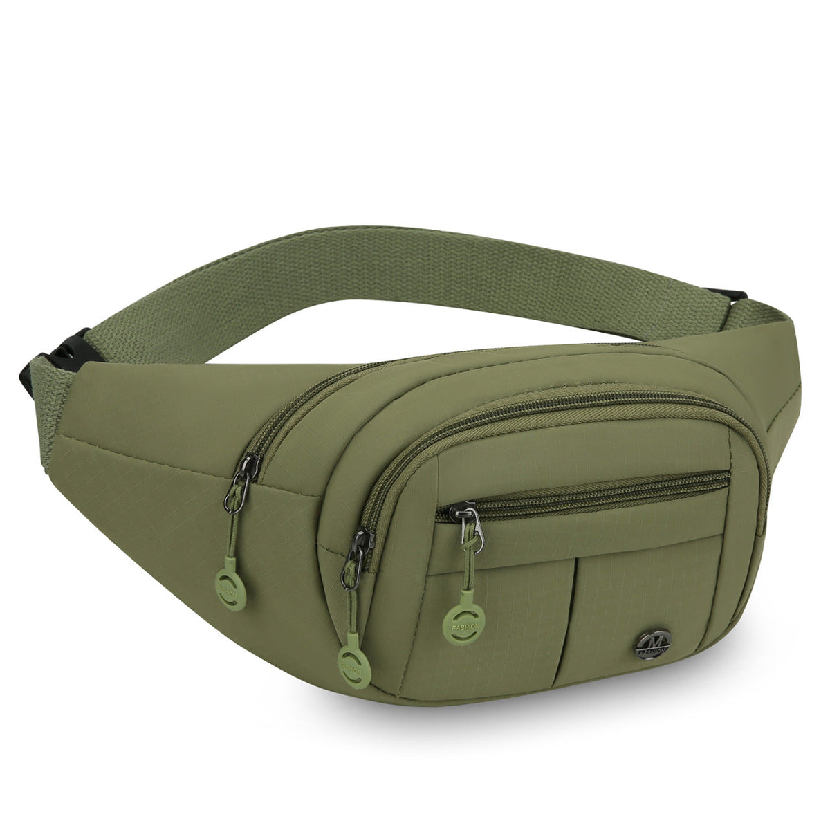 New Simple Crossbody Bag Forest Series Versatile Leisure Nylon Shoulder Bag Outdoor Sports Mobile Waist Bag Women's Chest Bag
