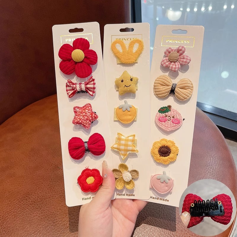 Portable Home Cartoon Creative Mini Dog Hairpin