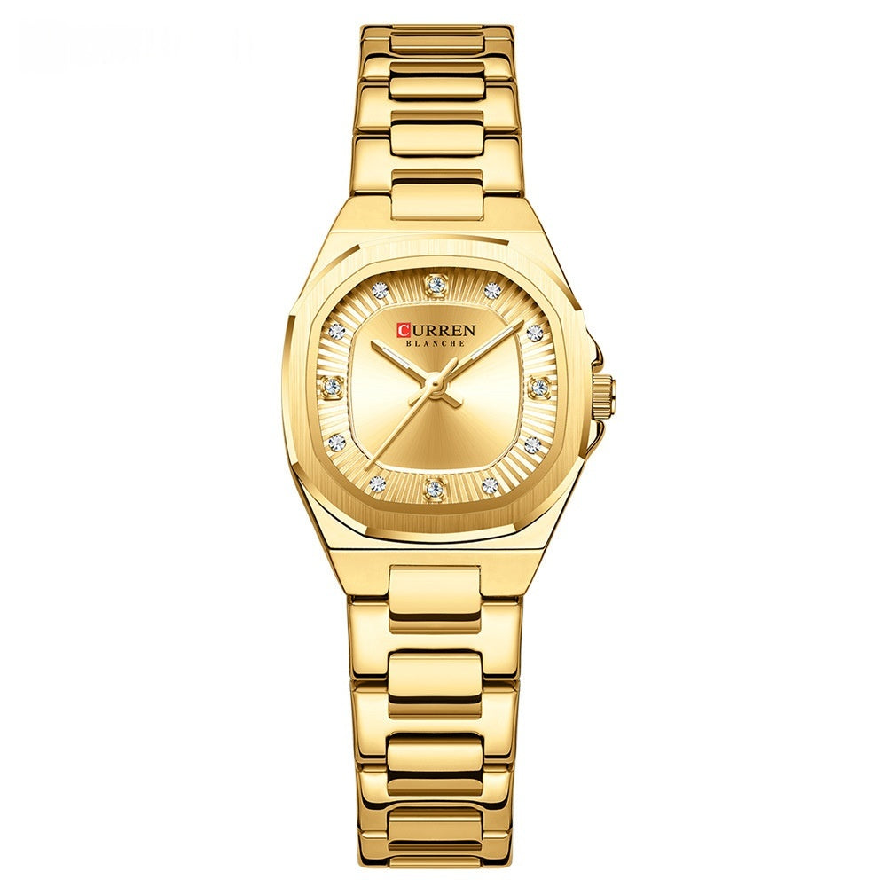Business-Casual Womens Rhinestone Watch