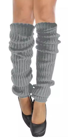 Women's Comfortable Ribbed Leg Warmers Machinewashable
