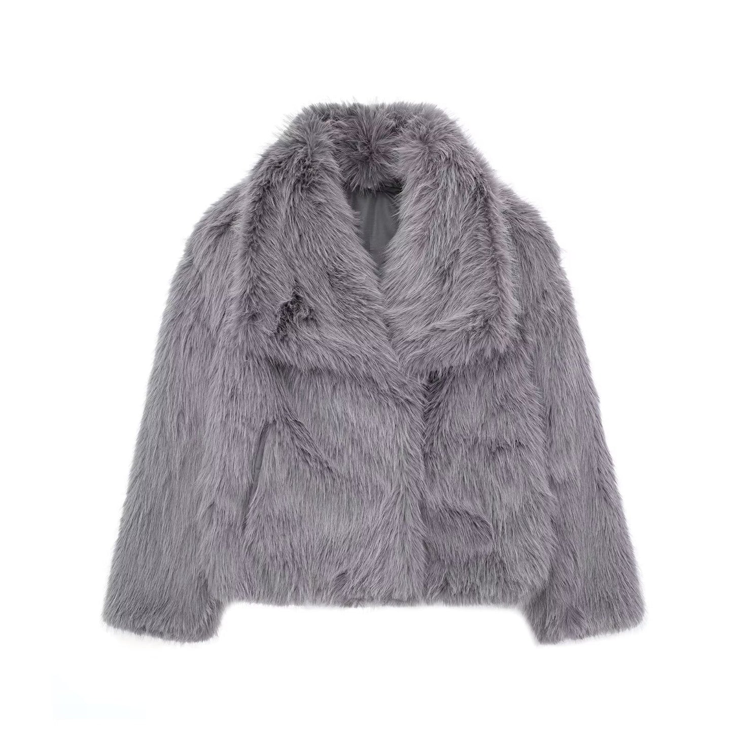 Women's Faux Fox Fur Jacket