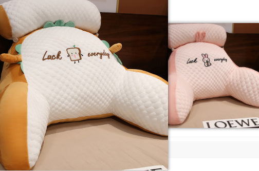 Fluffy Triangle Reading Cushion Lumbar Support