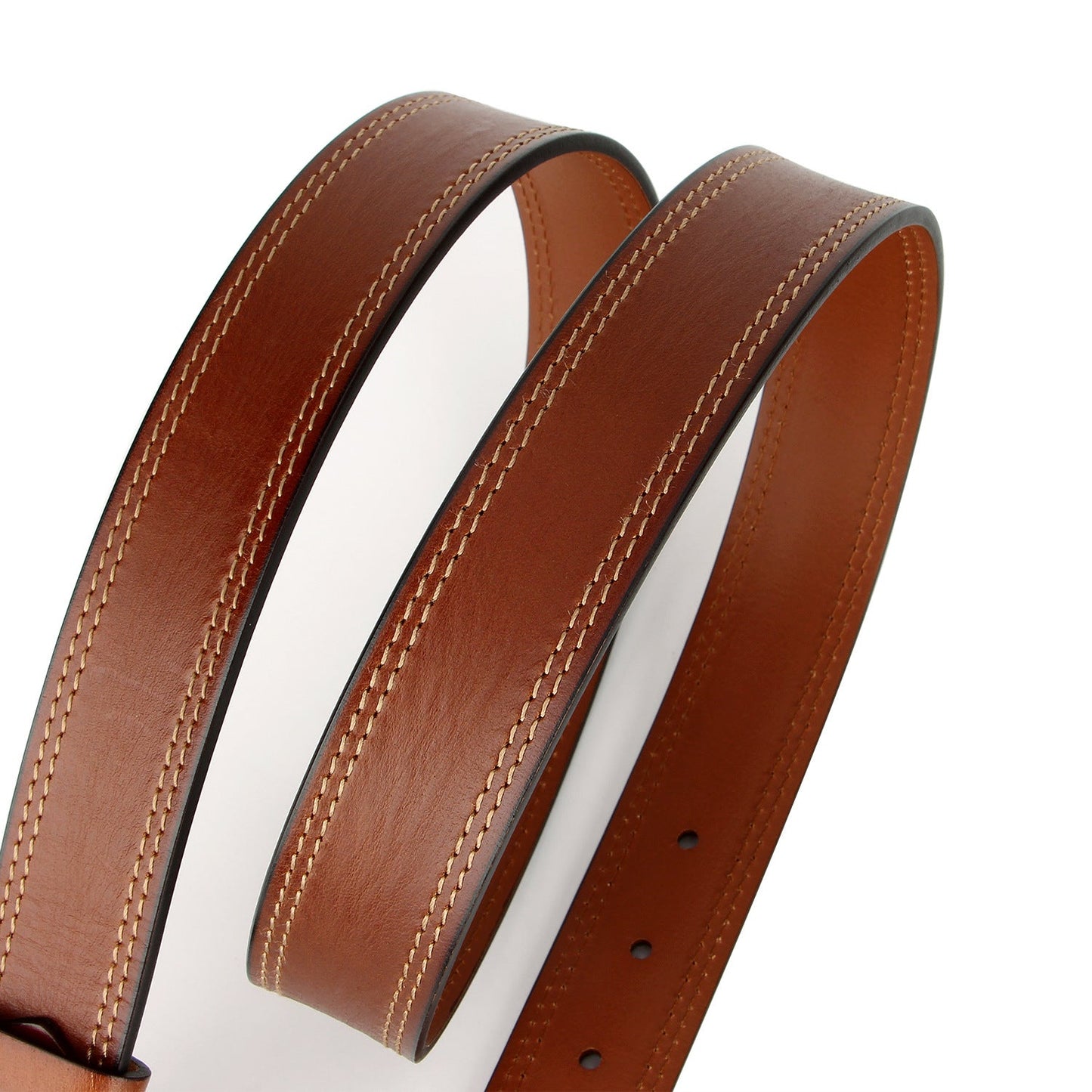Vintage Distressed Belt Made From Full-grain Cowhide