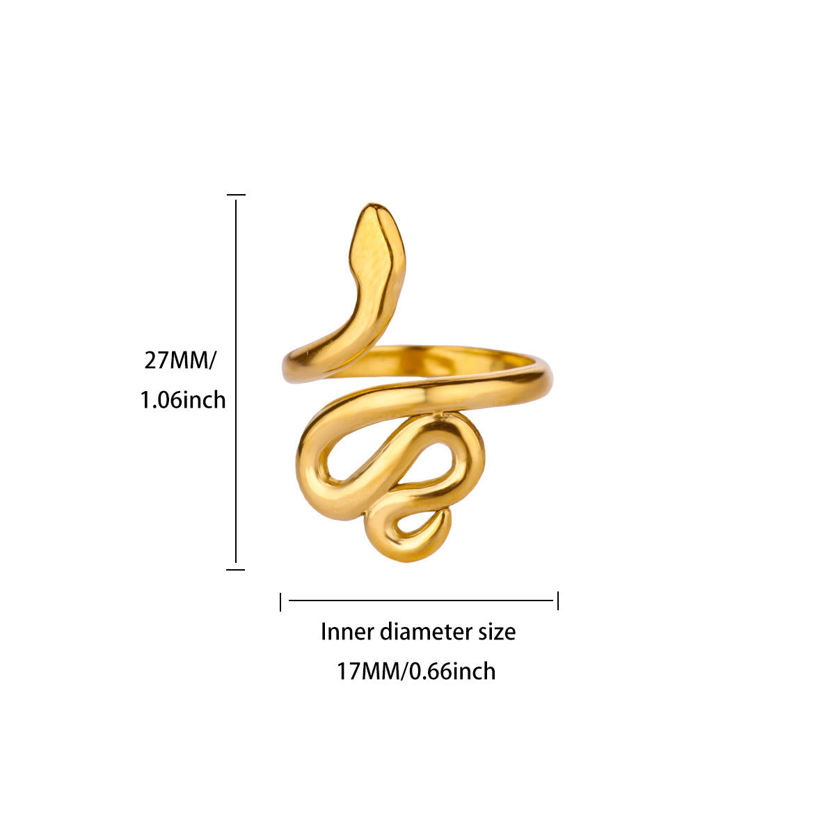 Geometric Line-cut Hollow Mens And Womens Ring