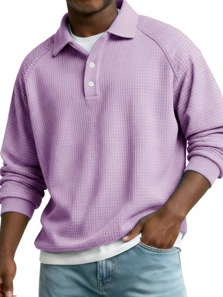 Mens Casual Stylish Long-sleeve Top